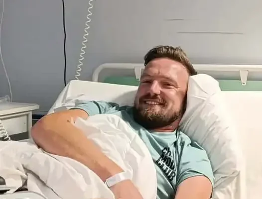 Radosław Bryś z LKS Haczovia Haczów zmaga się z zerwaniem ścięgna Achillesa