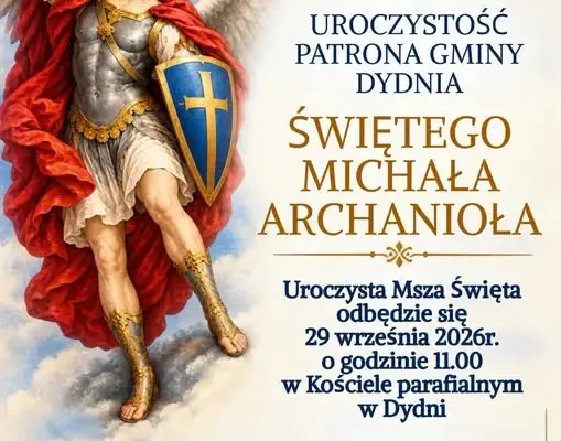 Dzień Patrona Gminy Dydnia – zaproszenie na uroczystości 29 września