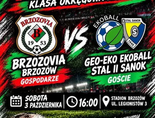 Brzozovia MOSiR Brzozów zagra dziś z Geo-Eko Ekoball Stal II Sanok