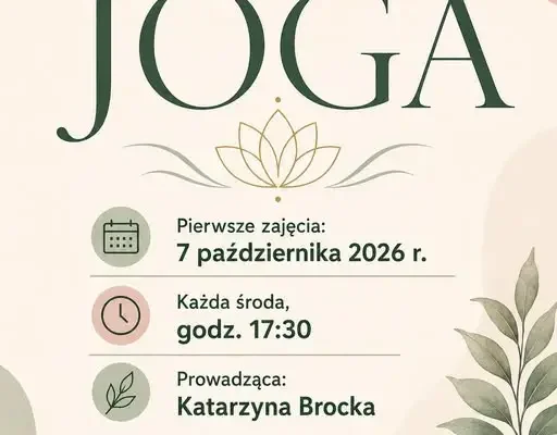 Joga w Brzozowskim Domu Kultury – pierwsze zajęcia już w środę