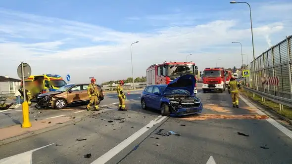 Poranek pełen wyzwań dla strażaków ochotników z Brzozowa