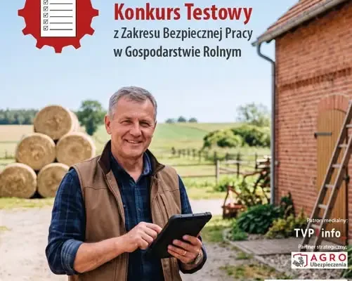 Konkurs KRUS: bezpieczna praca w gospodarstwie rolnym – rozwiąż test do 17 listopada