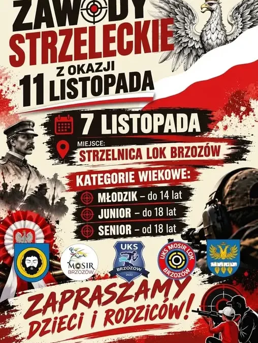 Strzeleckie zawody w Brzozowie z okazji Święta Niepodległości – zapisy do 5 listopada
