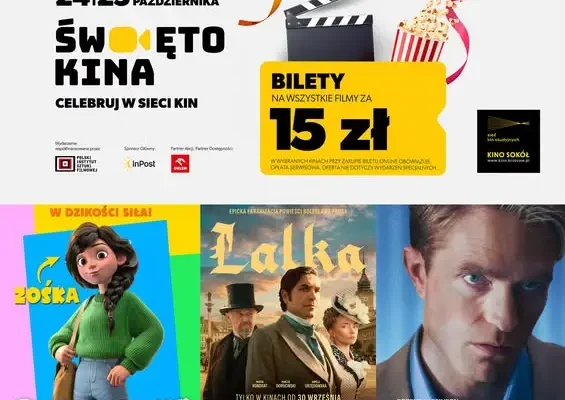 Święto Kina w Brzozowie: seanse za 15 zł przez cały weekend