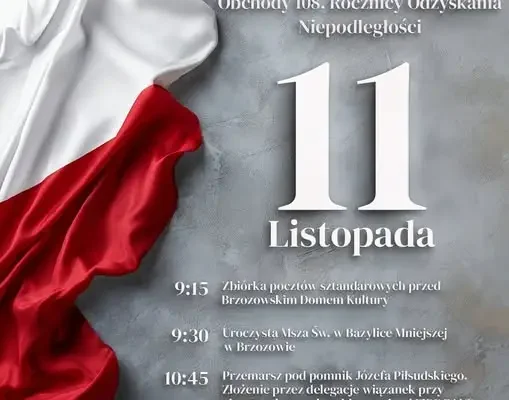 Brzozów uczci 108. rocznicę odzyskania niepodległości – program obchodów